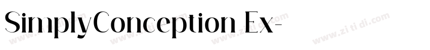 SimplyConception Ex字体转换